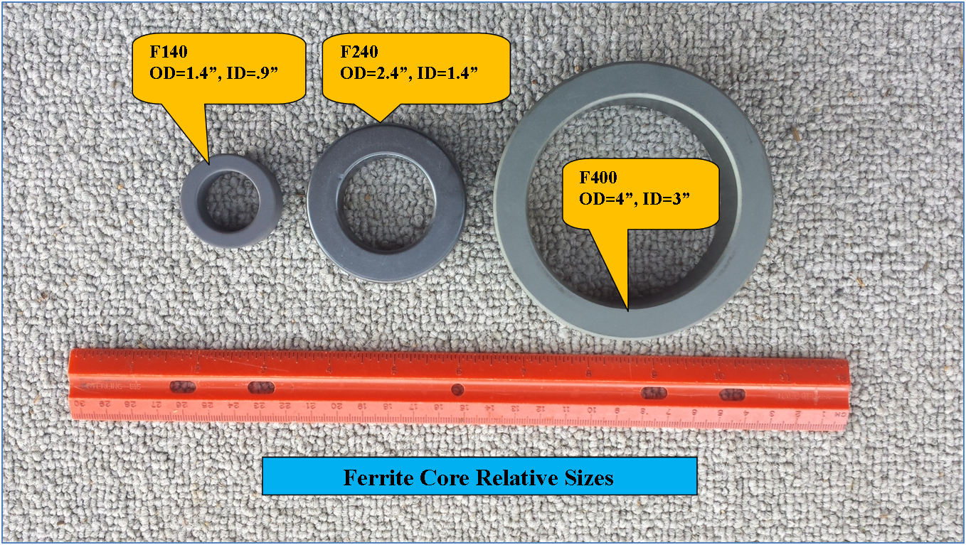 Ferrite Ring Toroid Specs Palomar Engineers