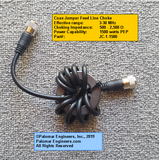 Coax Feed Line Common Mode Chokes (1:1) - Palomar Engineers®